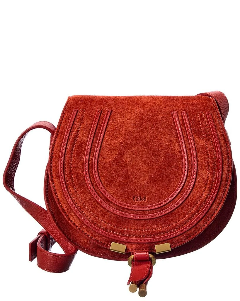 商品Chloé|Chloé Marcie Small Suede Crossbody,价格¥6759,第1张图片