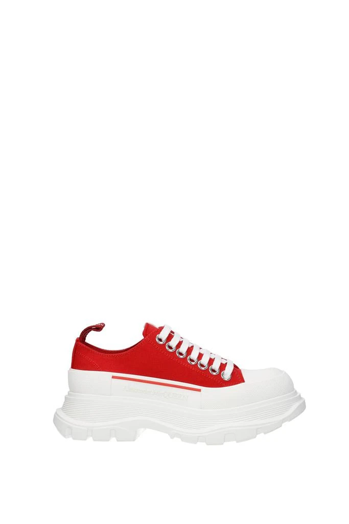 商品Alexander McQueen|Sneakers Fabric Red Bright Red,价格¥2247,第1张图片