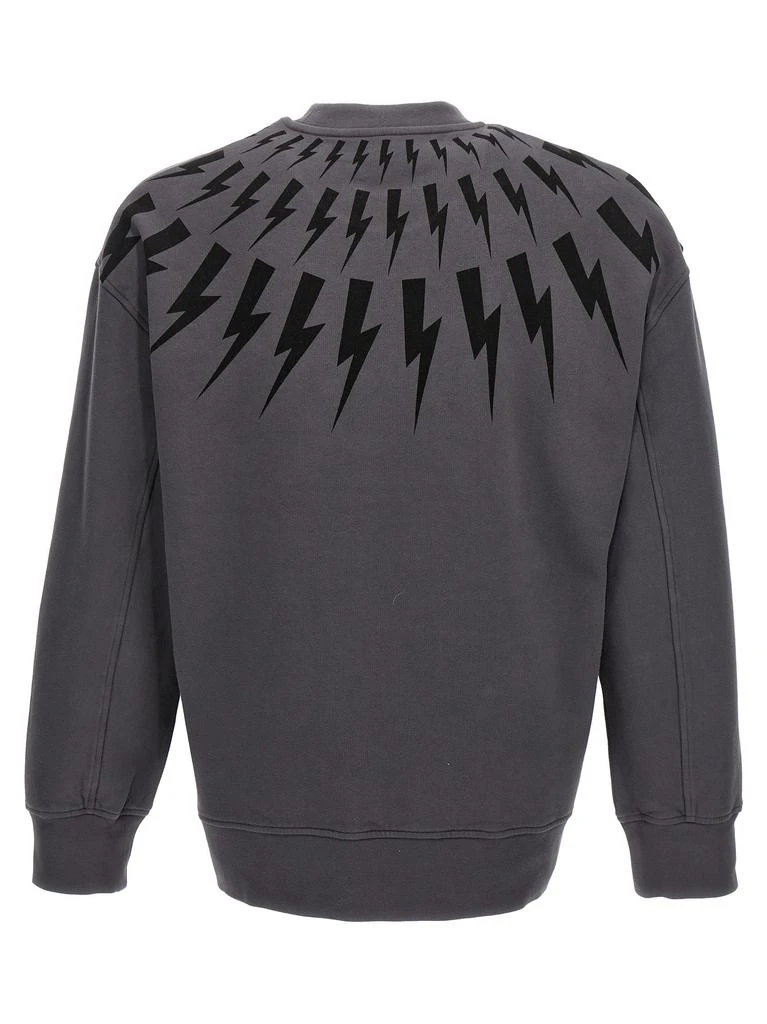 商品Neil Barrett|Thunderbolt Sweatshirt Gray,价格¥1940,第2张图片详细描述