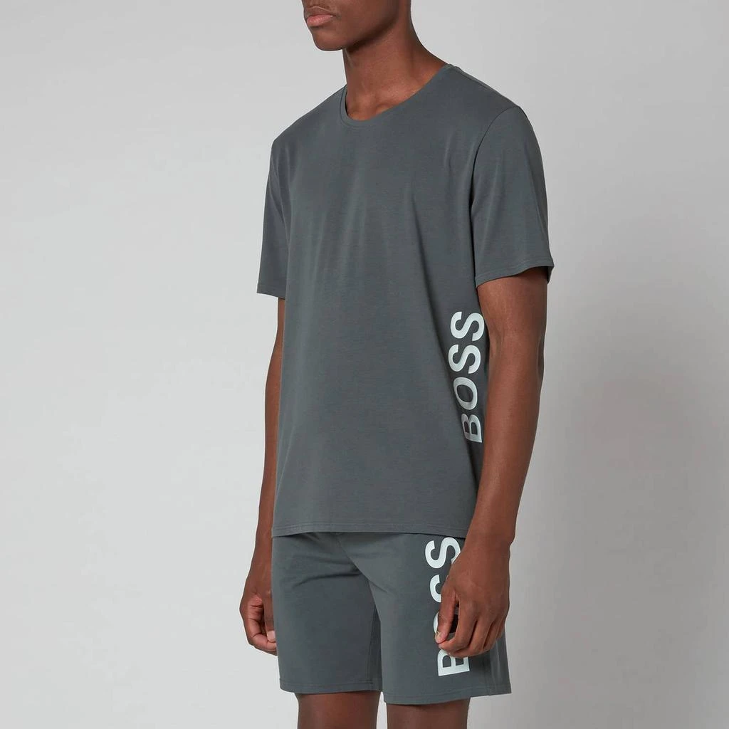 商品Hugo Boss|BOSS Bodywear Men's Identity T-Shirt - Dark Green,价格¥181,第1张图片