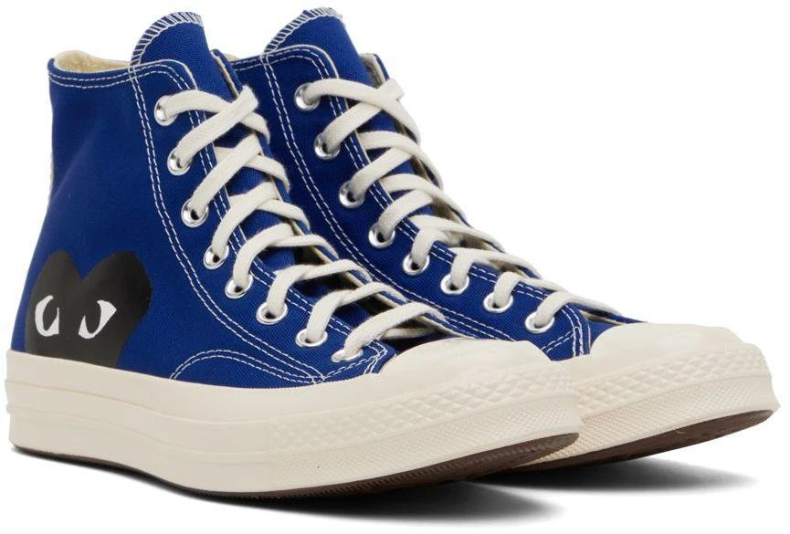 商品Comme des Garcons|Blue Converse Edition Half Heart Chuck 70 Sneakers,价格¥1196,第4张图片详细描述