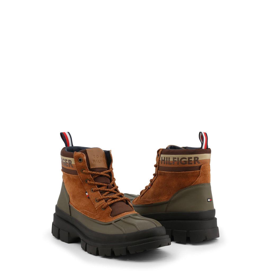Tommy Hilfiger round toe ankle boots商品第2张图片规格展示
