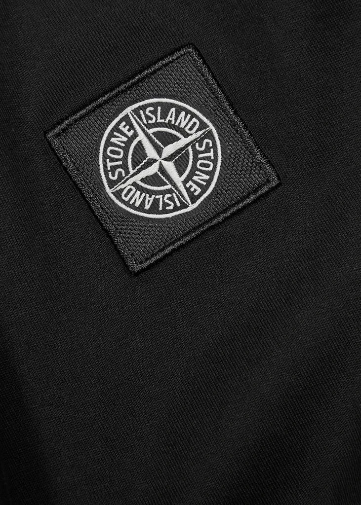 商品Stone Island|Black cotton T-shirt T恤,价格¥848,第5张图片详细描述