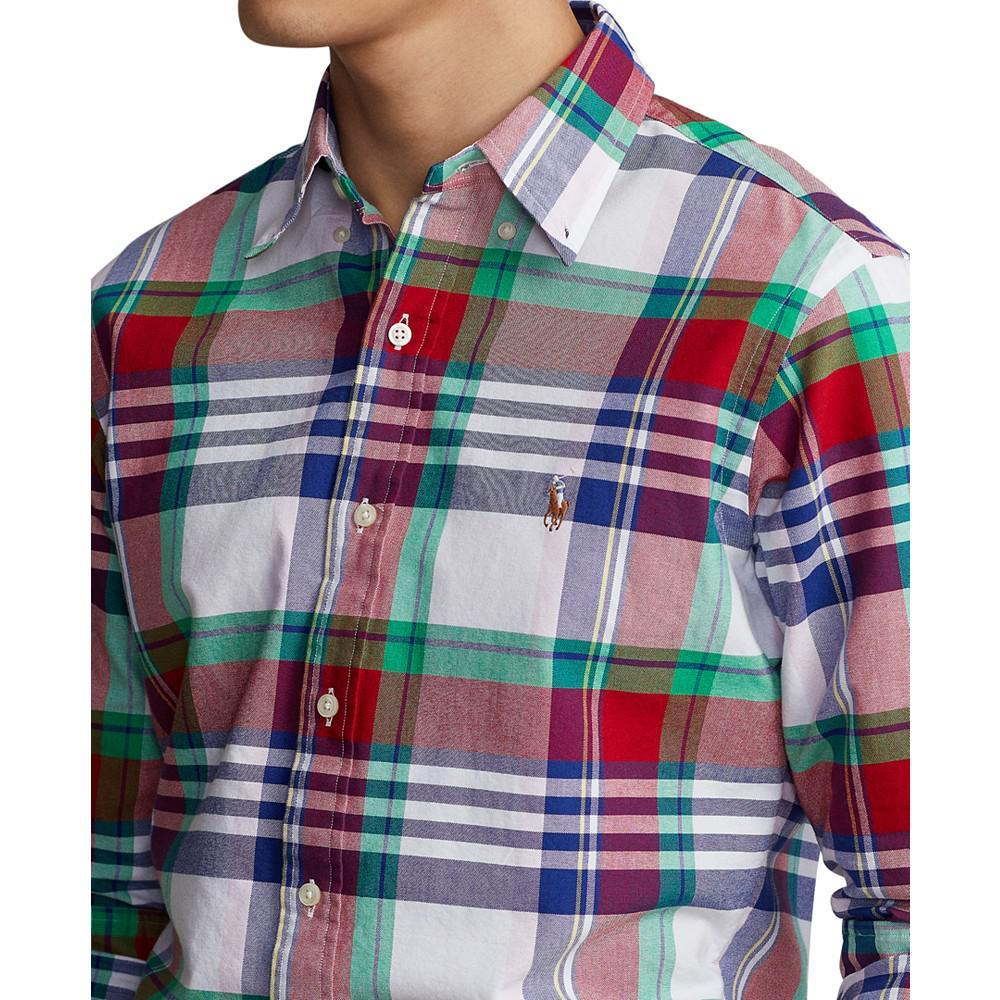 商品Ralph Lauren|拉夫劳伦男士经典款格纹衬衫,价格¥265,第6张图片详细描述