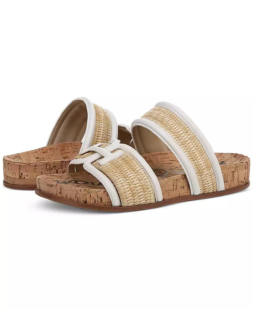 商品Sam Edelman|Women's Rowan Emblem Slide Footbed Sandals,价格¥177,第3张图片详细描述