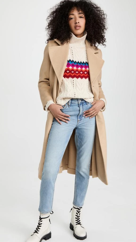 商品Rag & Bone|Rag & Bone Nina 高腰烟管九分牛仔裤,价格¥493,第5张图片详细描述