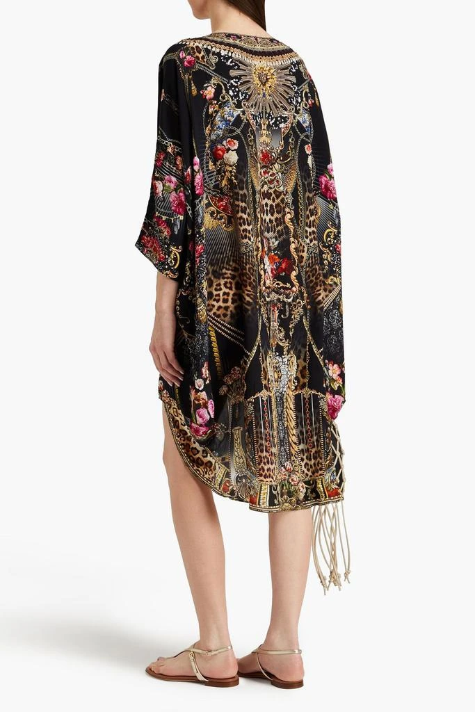 商品Camilla|Crystal-embellished printed silk crepe de chine dress,价格¥1366,第3张图片详细描述