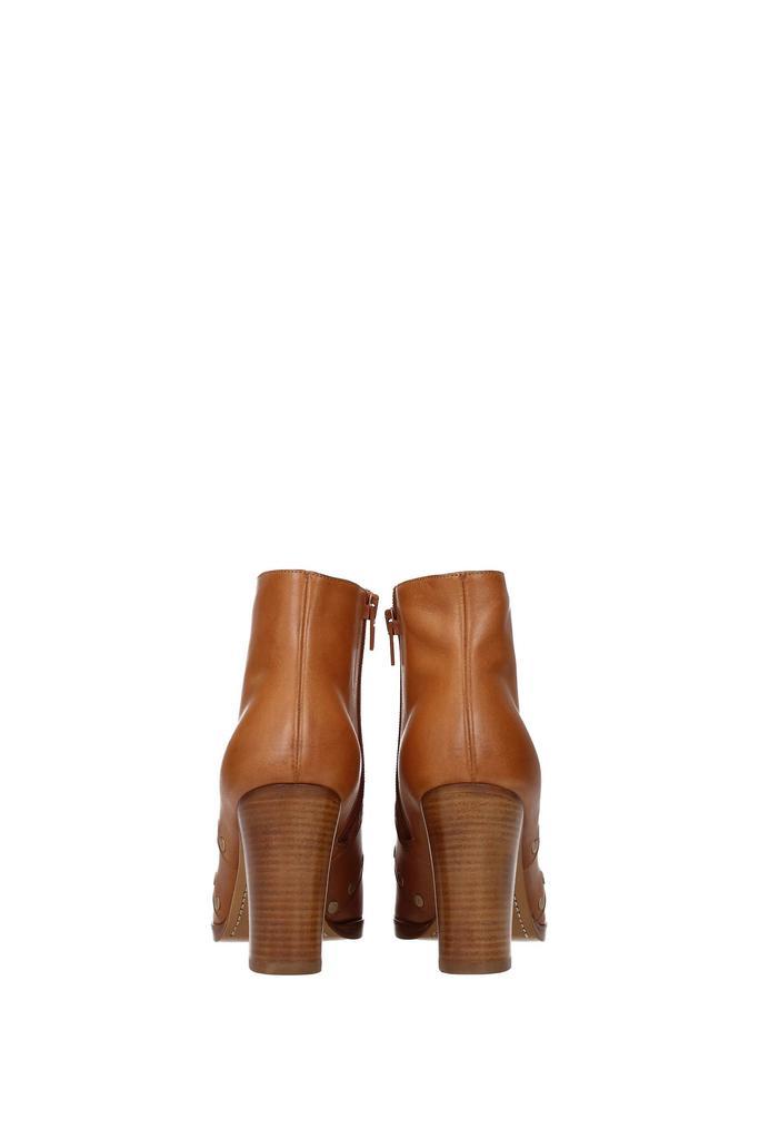 商品Celine|Ankle boots Leather Brown Tan,价格¥2926,第7张图片详细描述
