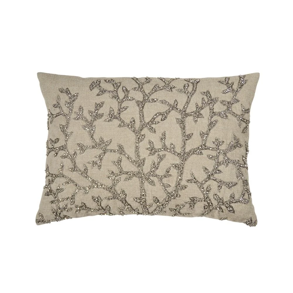 商品Michael Aram|Sea Foam Tree of Life Applique Pillow,价格¥1042,第1张图片