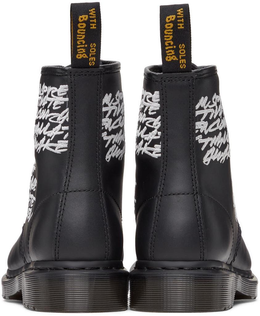商品Dr. Martens|Black Embroidered 1460 Futura Boots,价格¥1765,第6张图片详细描述