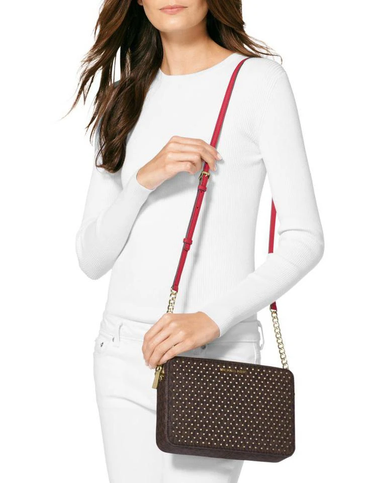 商品Michael Kors|East West Dotted Crossbody Bag,价格¥568,第4张图片详细描述