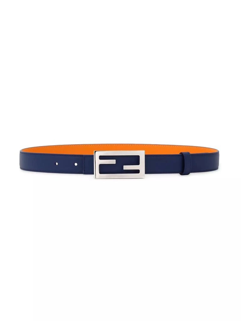 商品Fendi|Reversible Logo Buckle Leather Belt,价格¥782,第1张图片