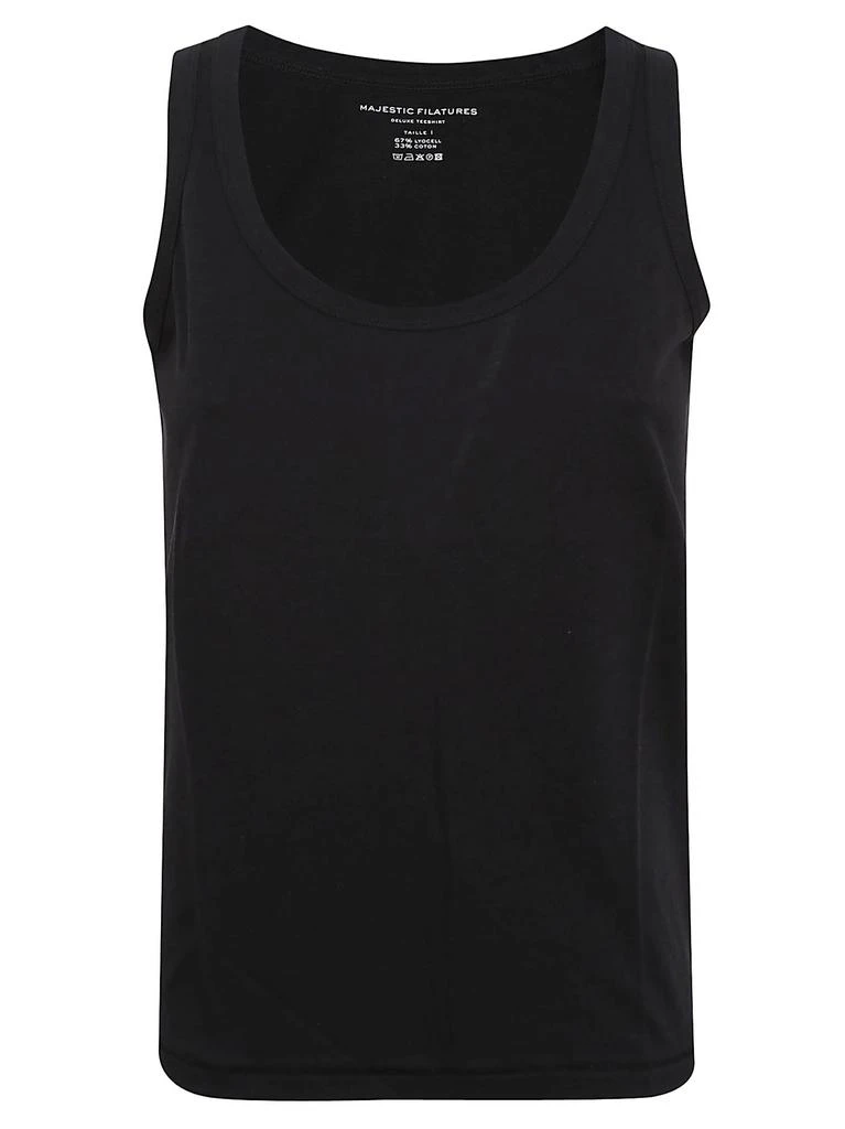 商品MAJESTIC FILATURES|Majestic Filatures Womens Black T-Shirt,价格¥1071,第1张图片