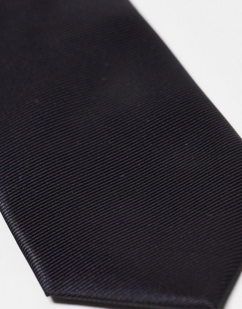 ASOS DESIGN slim tie in black商品第3张图片规格展示