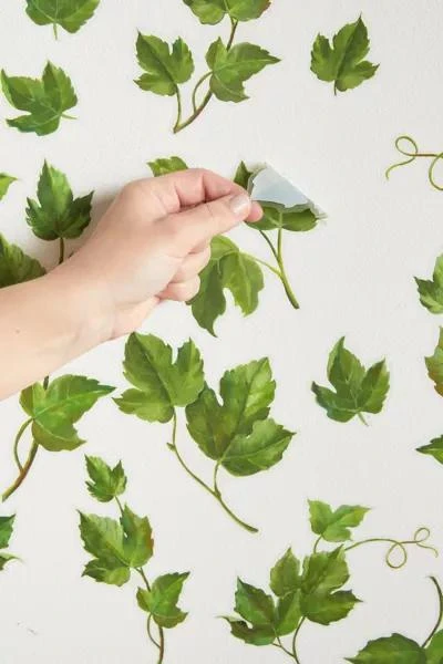 商品RoomMates|RoomMates Evergreen Ivy Peel And Stick Wall Decals,价格¥222,第3张图片详细描述