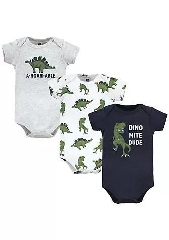 商品Hudson|Baby Hudson Baby Infant Boys Cotton Bodysuits Dinomite Dude,价格¥112,第1张图片