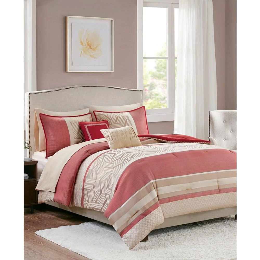 商品JLA Home|Astoria 9-Pc. Comforter Set,价格¥1359,第3张图片详细描述