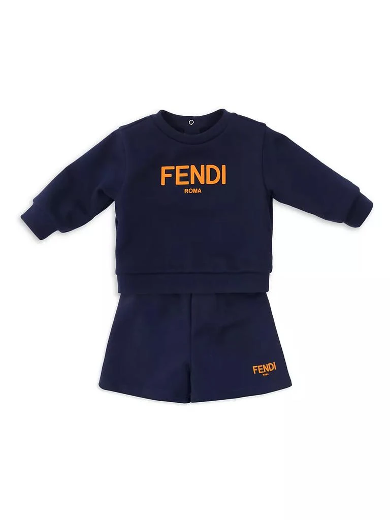 商品Fendi|Baby Girl's Text Logo Sweatshirt,价格¥2257,第2张图片详细描述