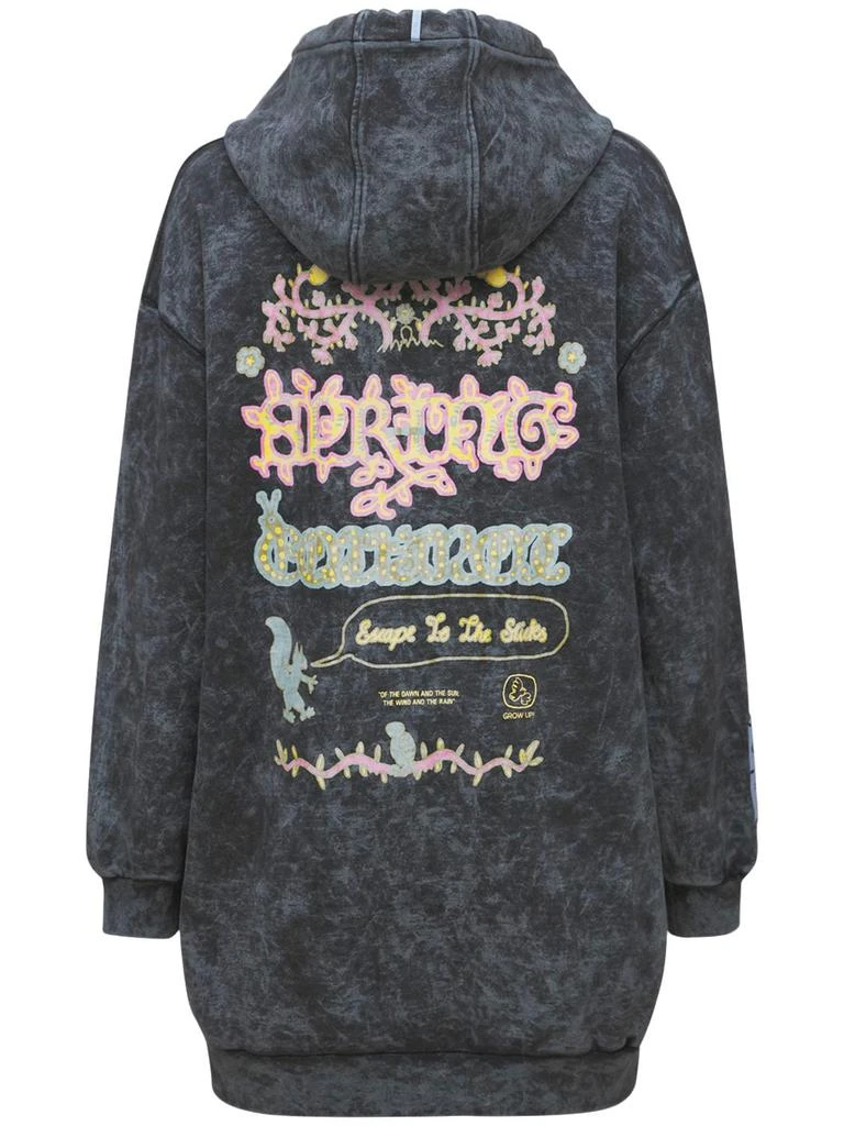 商品Alexander McQueen|Oversized Cotton Sweatshirt Hoodie,价格¥1109,第4张图片详细描述