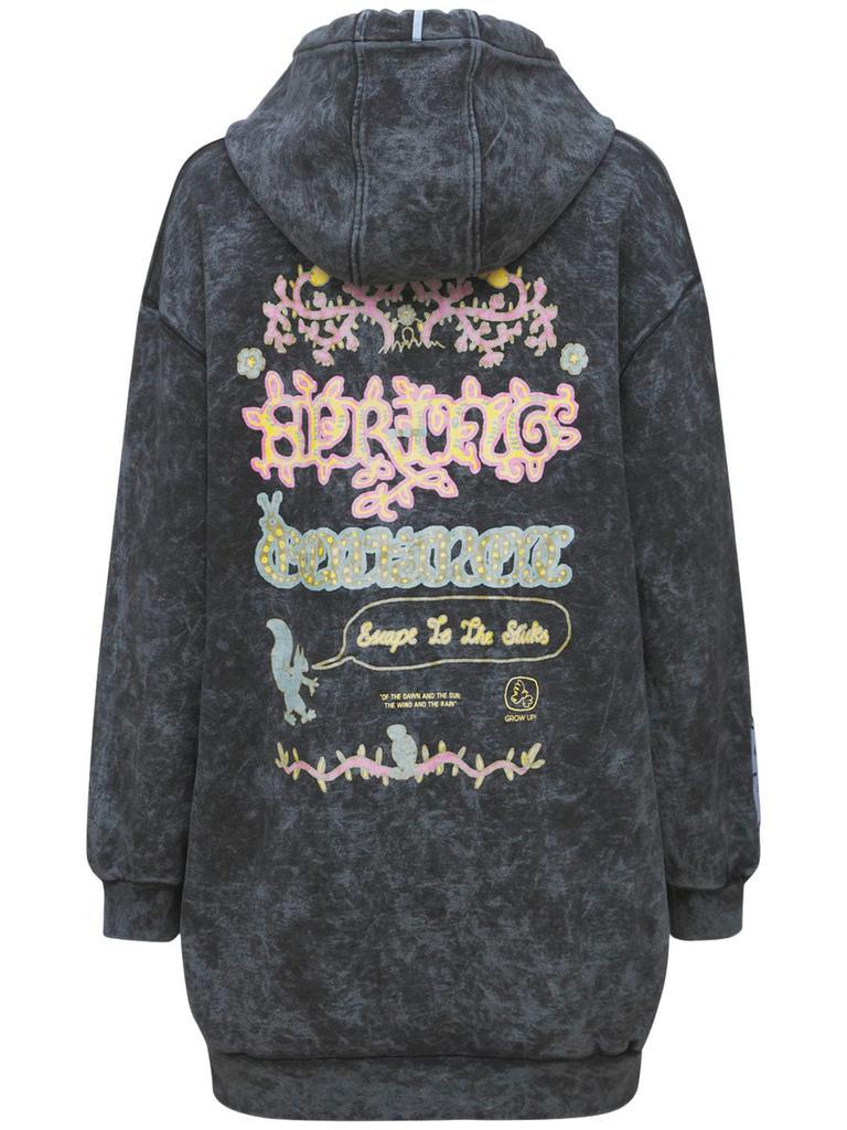 商品Alexander McQueen|Oversized Cotton Sweatshirt Hoodie,价格¥1095,第4张图片详细描述