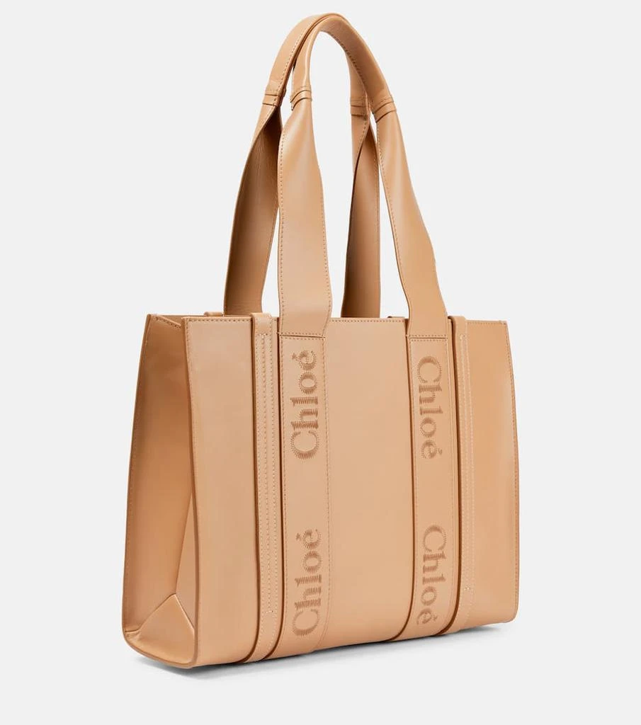 商品Chloé|Woody M号皮革托特包,价格¥19056,第4张图片详细描述