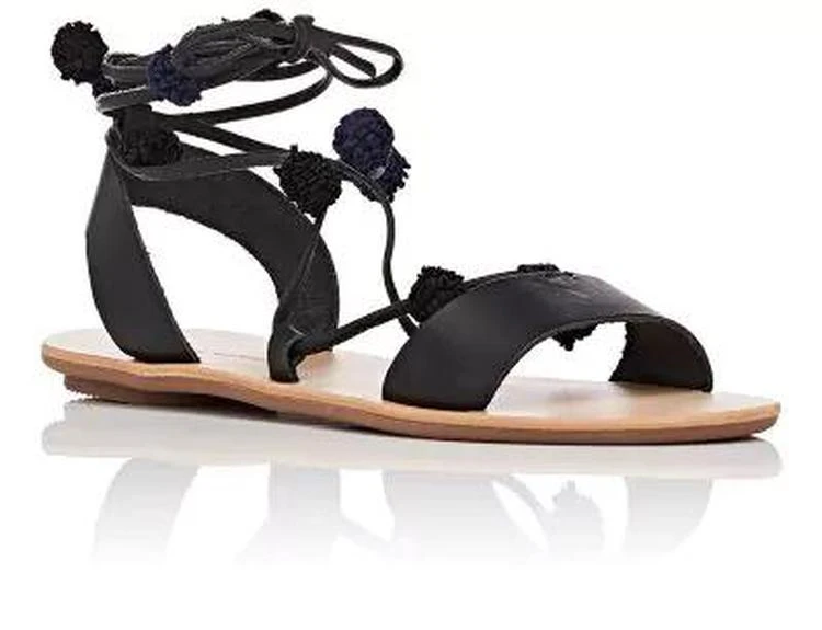 商品Loeffler Randall|Saskia Leather Lace-Up Sandals,价格¥960,第2张图片详细描述