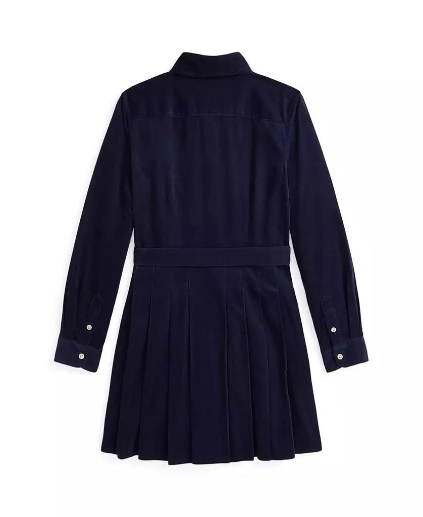 商品Ralph Lauren|Big Girls Belted Pleated Corduroy Shirtdress,价格¥238,第2张图片详细描述