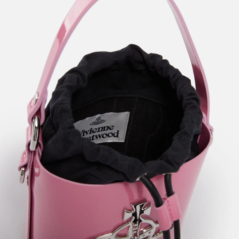 商品Vivienne Westwood|Vivienne Westwood Daisy Small Patent-Leather Bucket Bag,价格¥3404,第5张图片详细描述