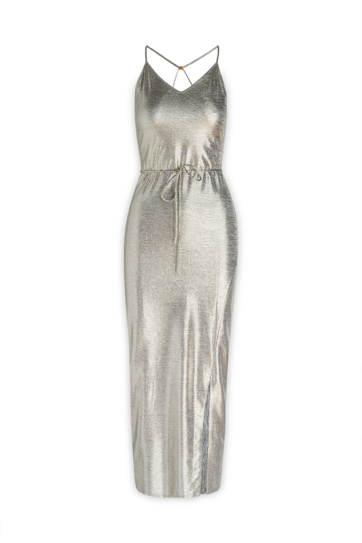Calvin Klein 女士连衣裙 K20K2053710HS 银色商品第1张图片规格展示