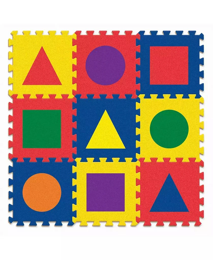 商品WonderFoam|Carpet Tiles, Shapes, 9 Pieces,价格¥312,第1张图片