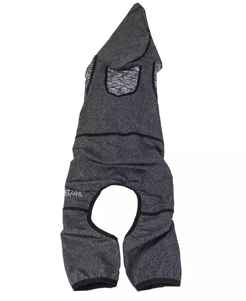 商品Pet Life|Active 'Pawsterity' Performance Two Toned Full Bodied Hoodie,价格¥544,第4张图片详细描述