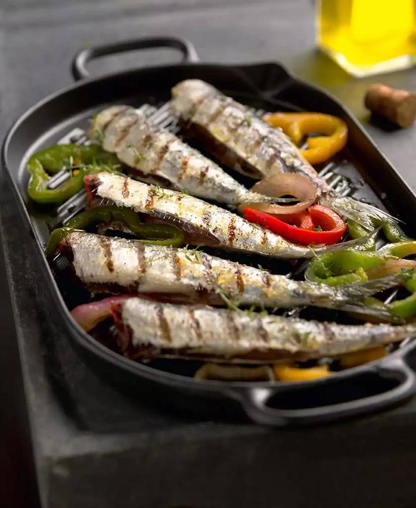 商品Chasseur|French Cast Iron 14" Oval Grill Pan,价格¥750,第3张图片详细描述