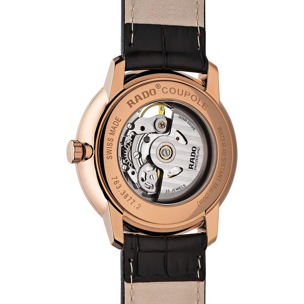 Men's Swiss Automatic Centrix Brown Leather Strap Watch 41mm商品第3张图片规格展示