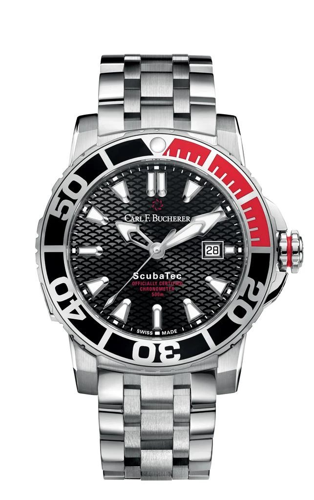 商品Carl F. Bucherer|Patravi Scubatec Automatic Coke Bezel Men's Watch 00.10632.23.33.22,价格¥37352,第1张图片