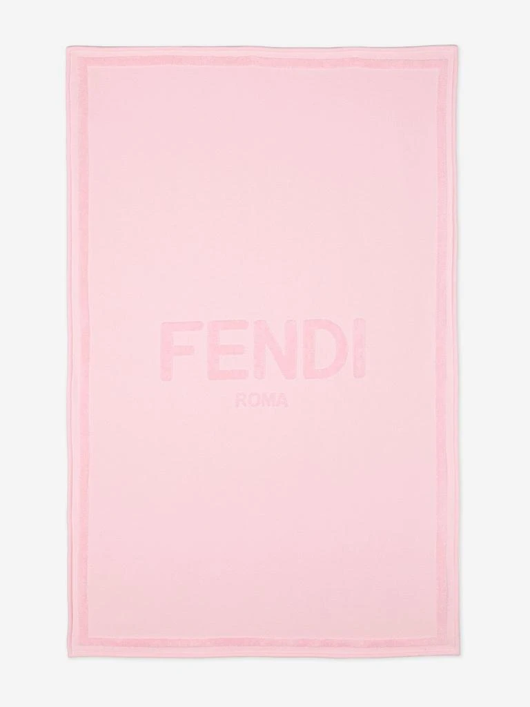 商品Fendi|Fendi Kids Roma Terry Beach Towel in Pink,价格¥1531,第1张图片