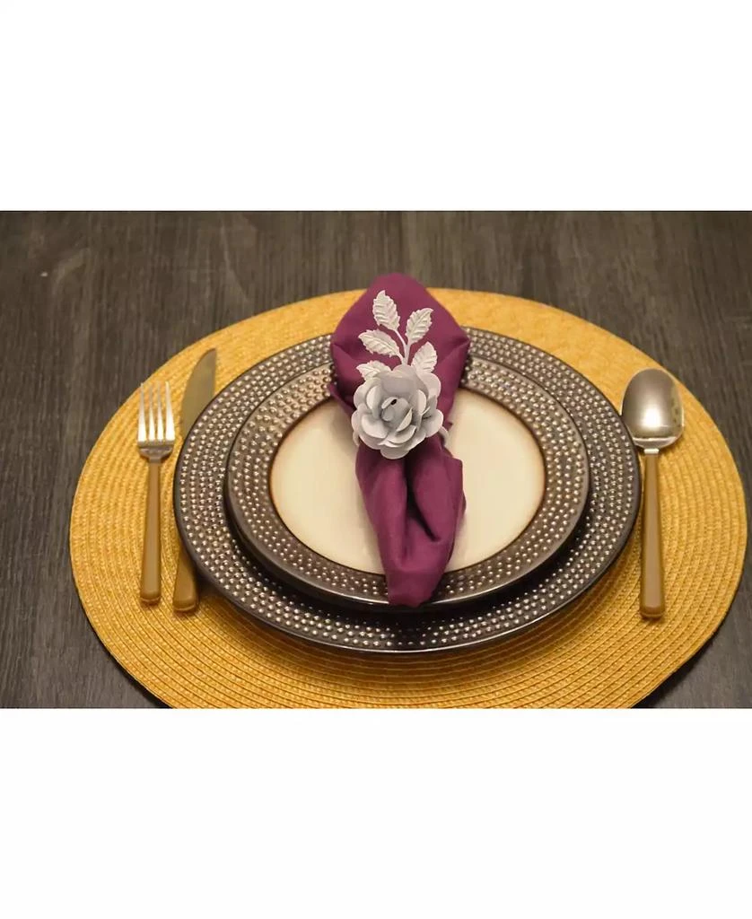 商品Vibhsa|Rose Napkin Ring Set of 4,价格¥182,第5张图片详细描述