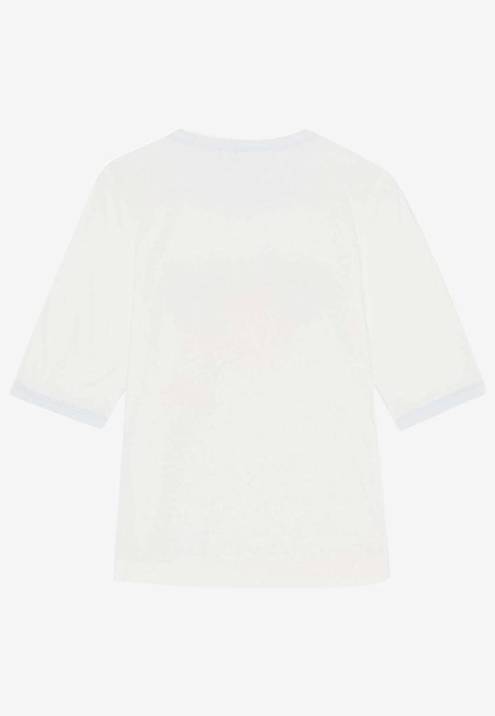 商品Ganni|Logo Crewneck Short-Sleeved T-shirt,价格¥744,第6张图片详细描述