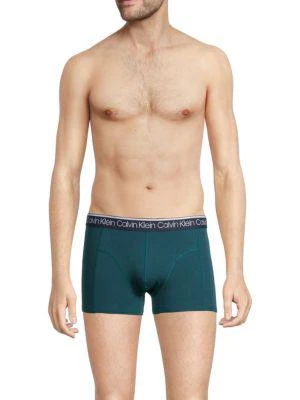 商品Calvin Klein|3-Pack Logo Surge Trunks,价格¥81,第2张图片详细描述