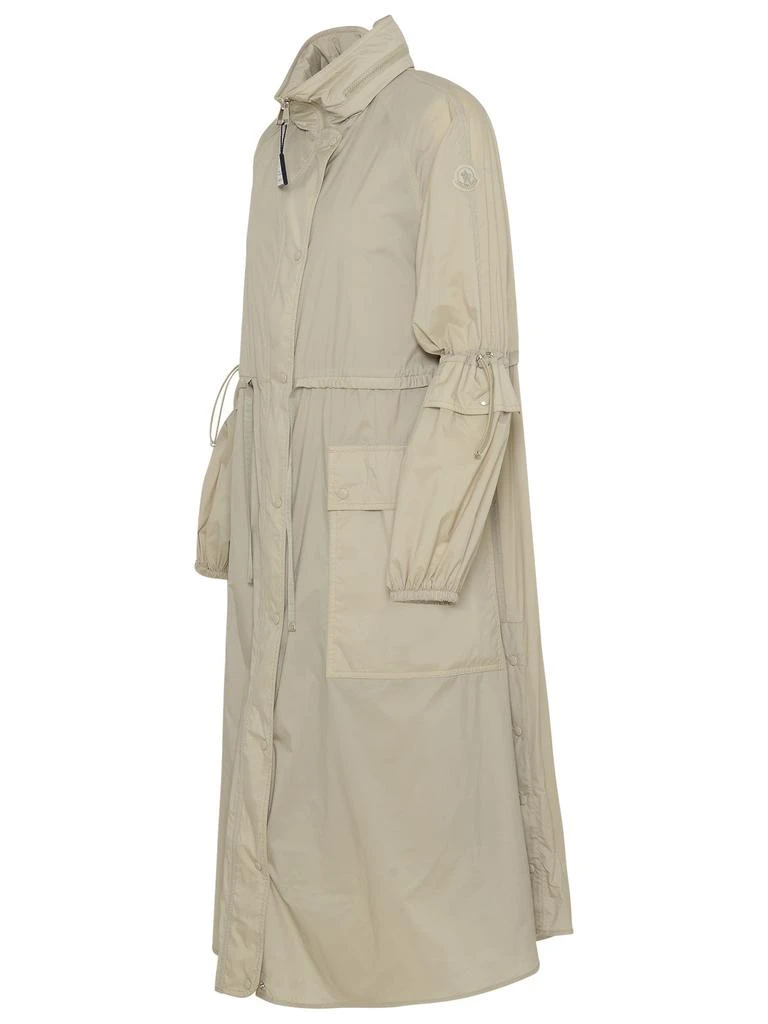 商品Moncler|BEIGE NYLON PARKA,价格¥8148,第2张图片详细描述