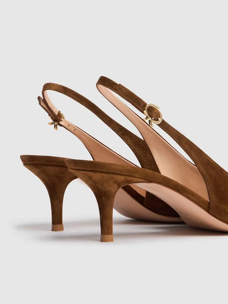 商品Gianvito Rossi|55毫米Robbie麂皮裸跟鞋,价格¥6796,第5张图片详细描述