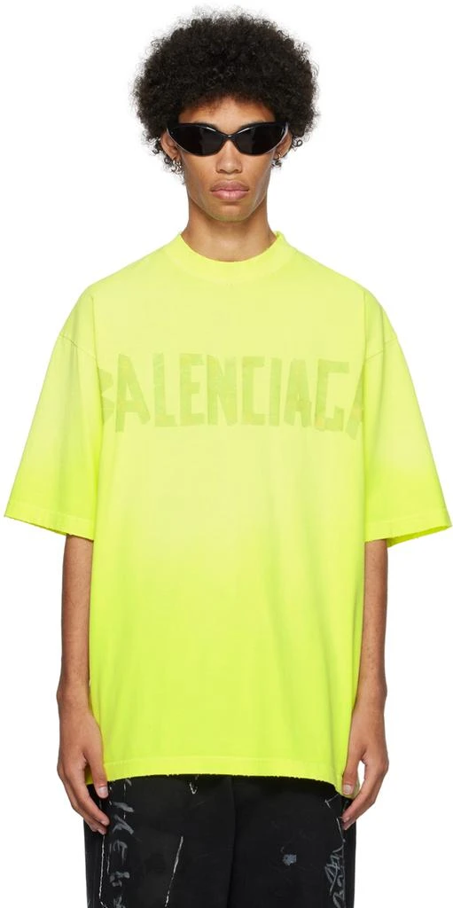 商品Balenciaga|Yellow Tape Type T-Shirt,价格¥6688,第1张图片