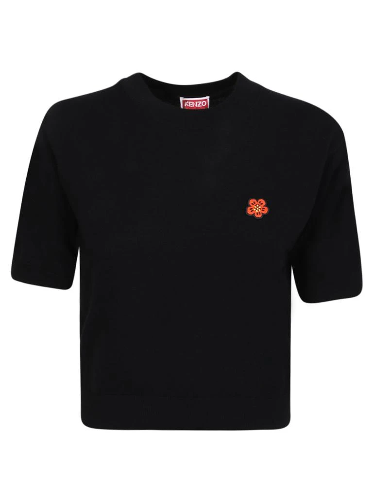 商品Kenzo|Kenzo Boke Flower Crest Short-Sleeved Jumper,价格¥1753,第1张图片