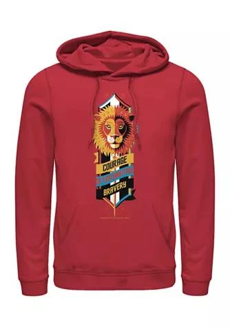 商品Harry Potter|Potter Harry Potter Courage Determination Bravery Fleece Graphic Hoodie,价格¥376,第1张图片