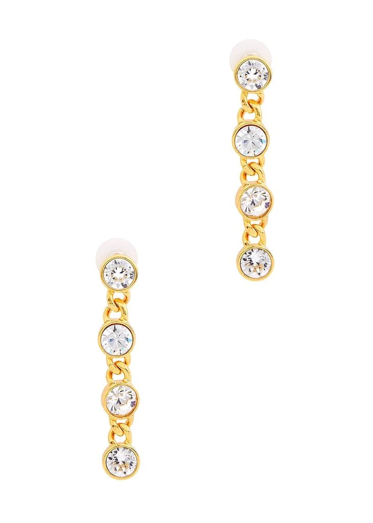 商品Kenneth Jay Lane|Crystal-embellished drop earrings,价格¥709,第1张图片