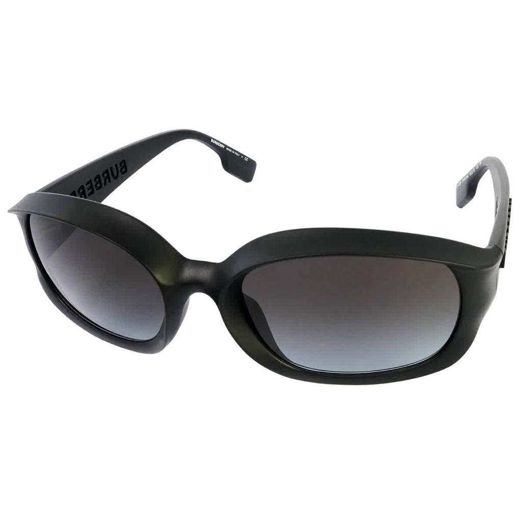 Burberry Milton Grey Gradient Oval Mens Sunglasses BE4338 34648G 56商品第1张图片规格展示