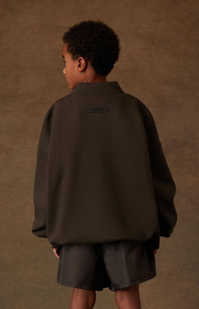 商品Essentials|Off Black Mock Neck Sweatshirt,价格¥414,第6张图片详细描述