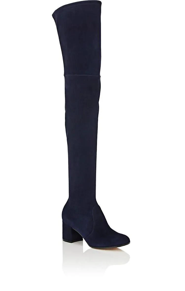 商品Gianvito Rossi|Suede Over-The-Knee Boots,价格¥16331,第2张图片详细描述