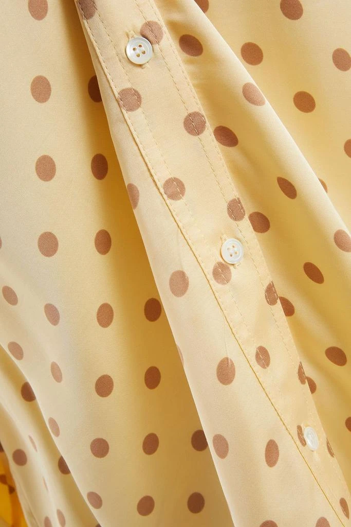 商品Sandro|Peany polka-dot satin shirt,价格¥448,第4张图片详细描述