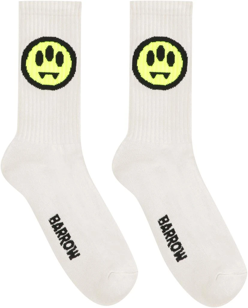 商品BARROW|LOGO COTTON BLEND SOCKS,价格¥405,第2张图片详细描述