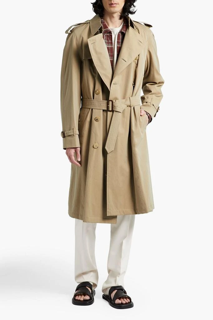 商品Burberry|Belted cotton-gabardine trench coat,价格¥12688,第2张图片详细描述